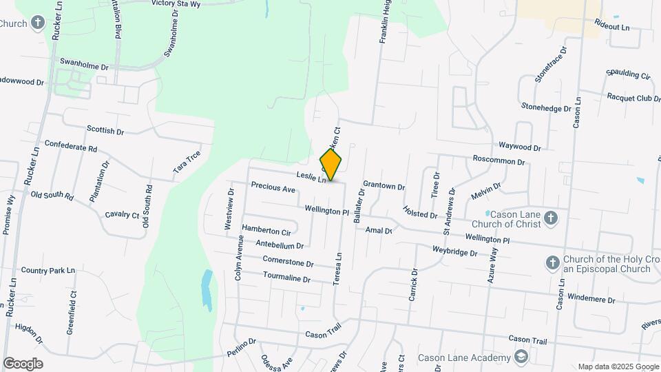 3323 Leslie Ln Map and Location Details