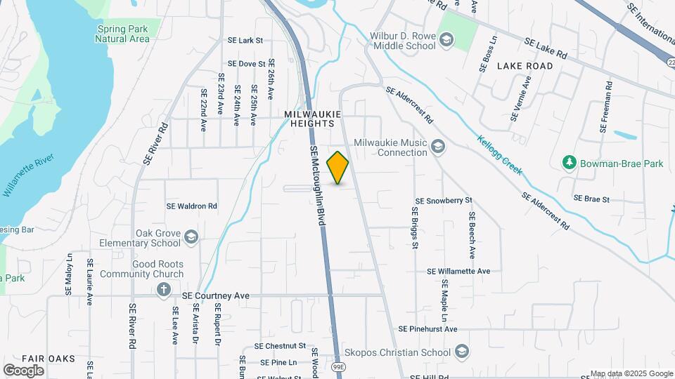 13283 SE Oatfield Rd Map and Location Details