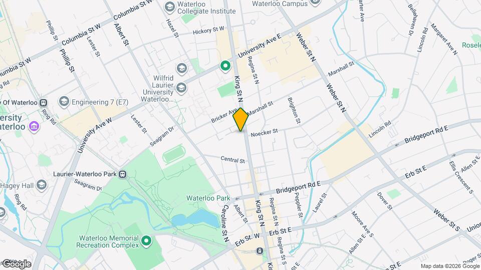 155 King St N Map and Location Details