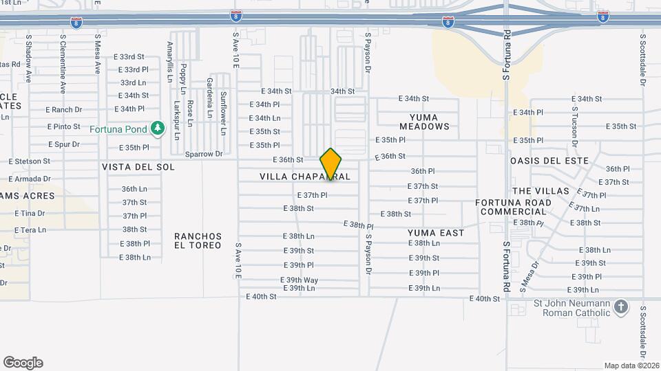 10389 E 37th St Map and Location Details
