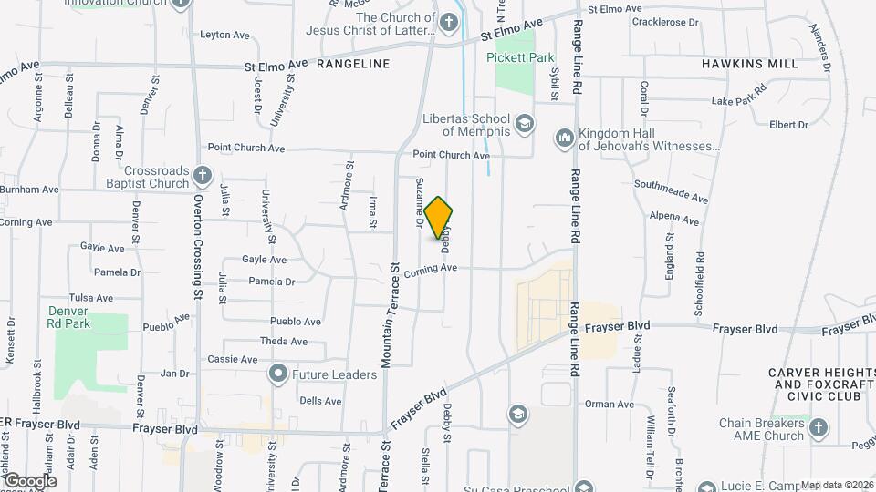 3613 Debby St Map and Location Details