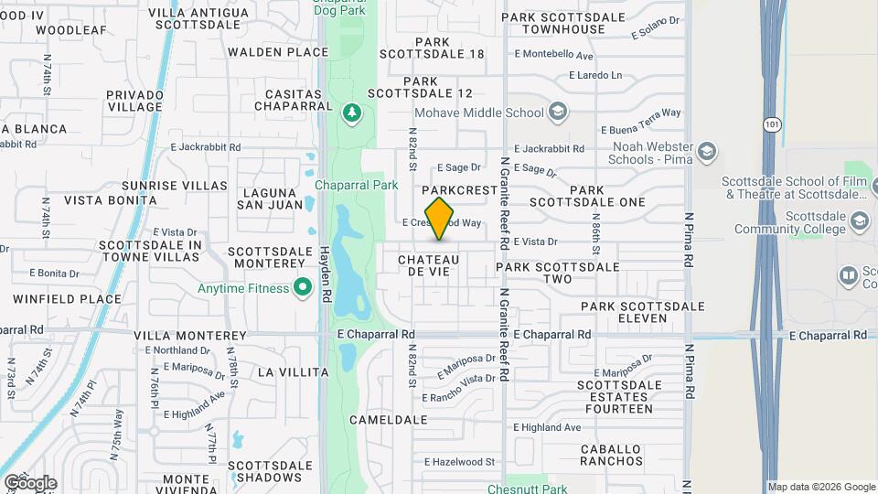 8229 E Vista Dr Map and Location Details