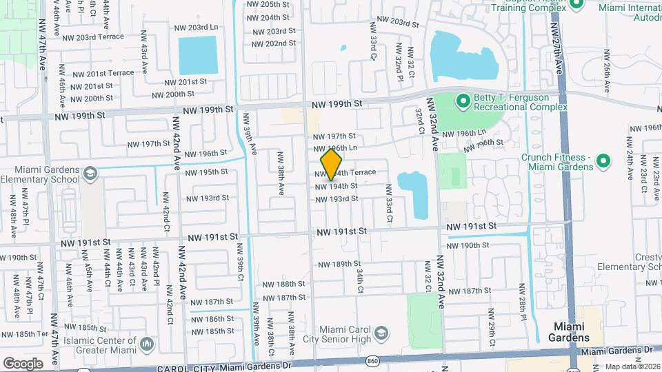 3523 NW 194th St Map and Location Details