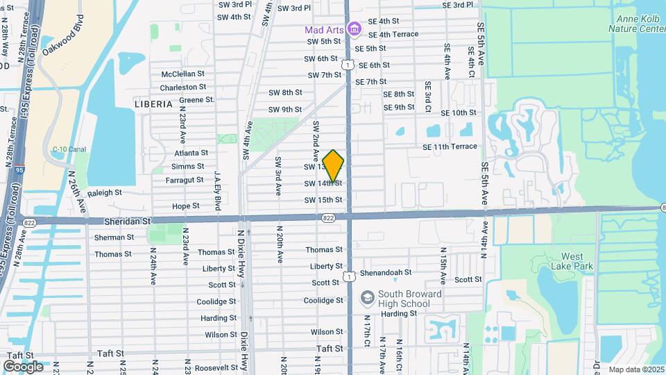 37 SW 14th St Mapa y Detalles de la Ubicación