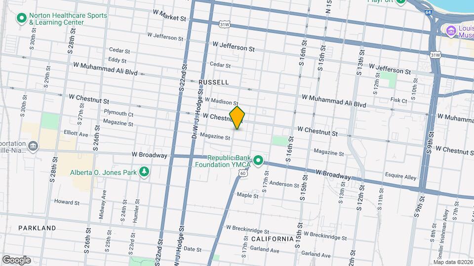 621 S 19th St Mapa y Detalles de la Ubicación