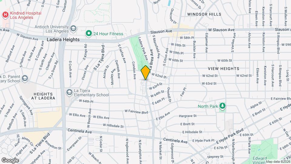 Ladera Townhouse Apartments Map and Location Details