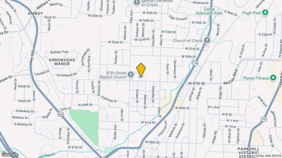 915 W 47th St Map and Location Details