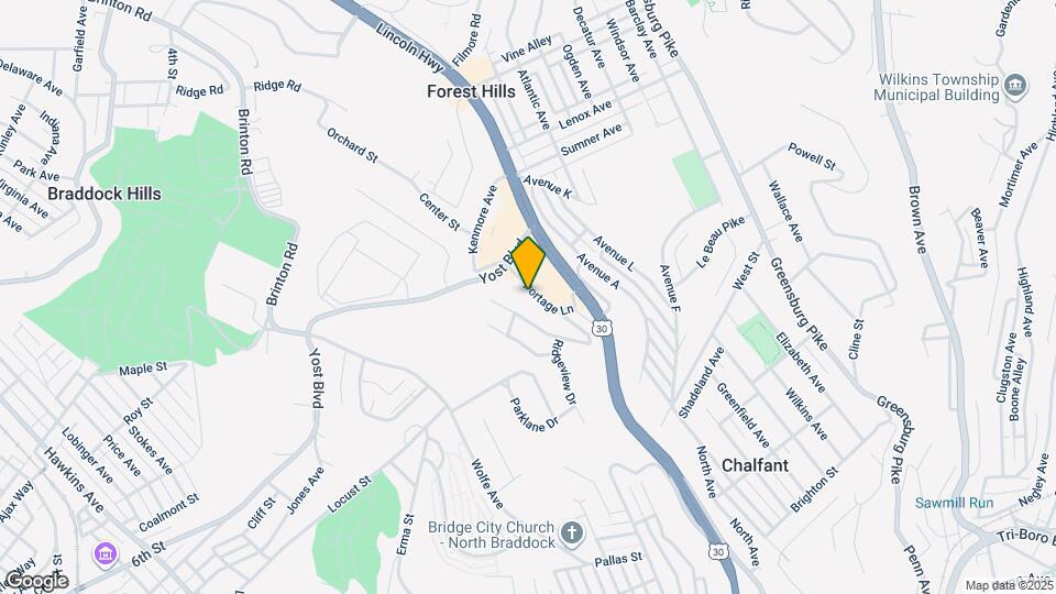 112 Rockwood Ave Map and Location Details