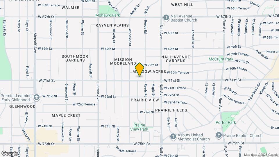 5716 W 71st St Map and Location Details