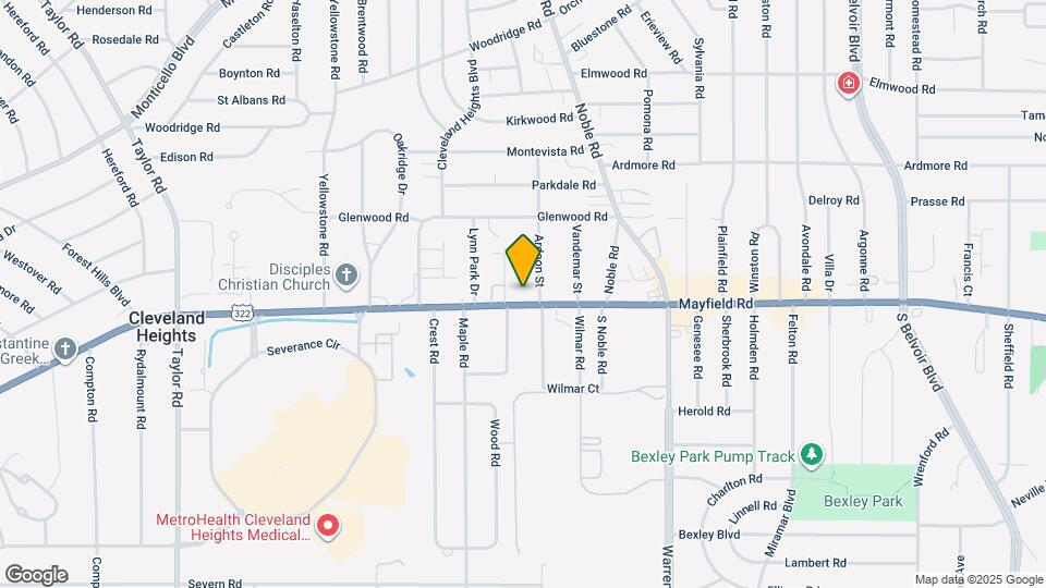 3837 Mayfield Rd Map and Location Details