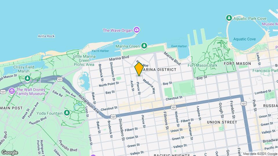 3554 Pierce St Mapa y Detalles de la Ubicación