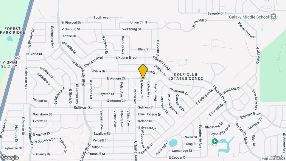 2107 E Atmore Cir Map and Location Details