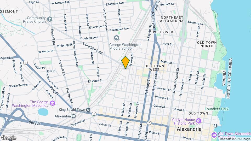545 E Braddock Rd Map and Location Details