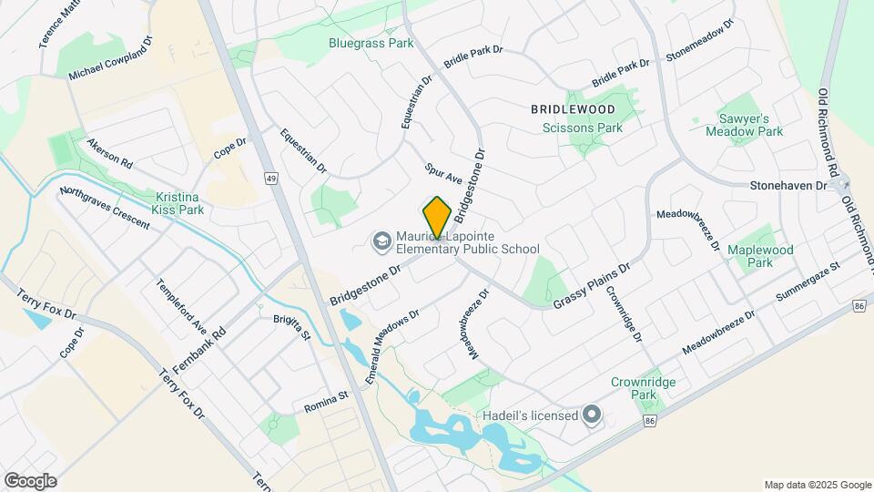 38 Bridgestone Dr Map and Location Details