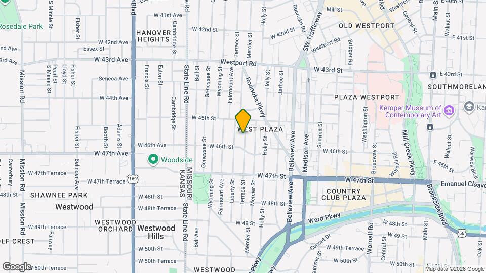 4528 Terrace St Map and Location Details