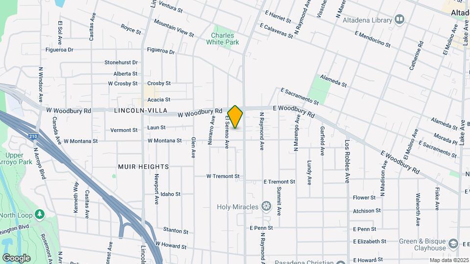 2078 El Sereno Ave Map and Location Details