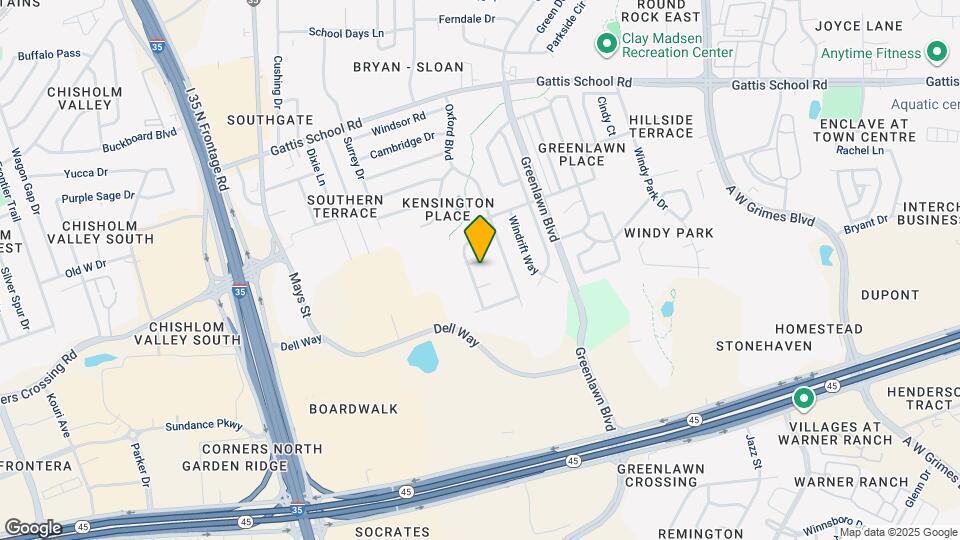 1103 Stratford Cove Map and Location Details