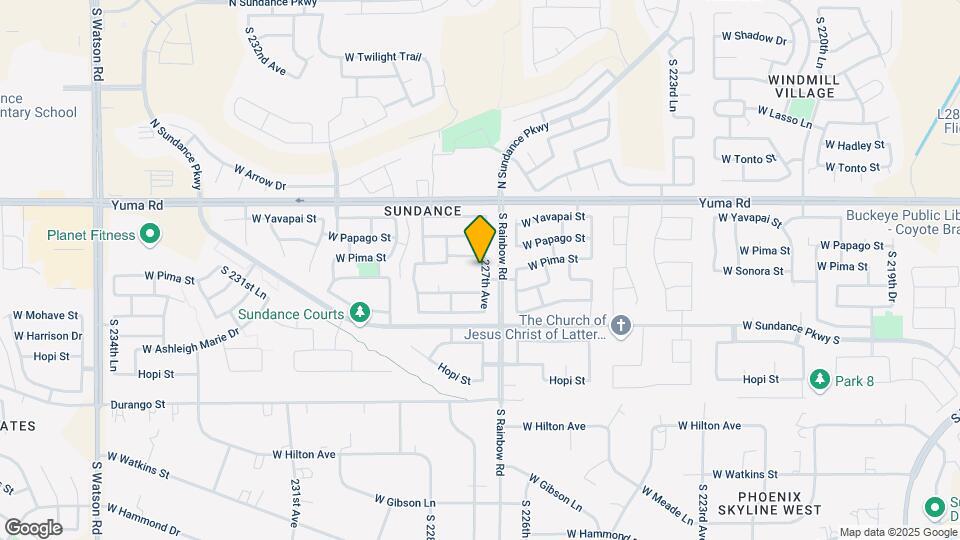 1484 S 227th Ave Map and Location Details