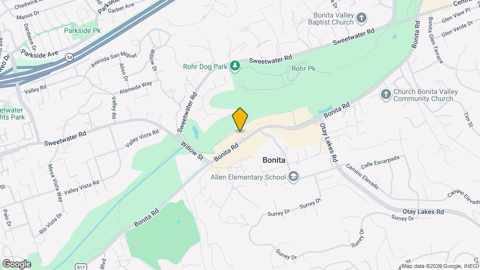 4095 Bonita Rd Map and Location Details