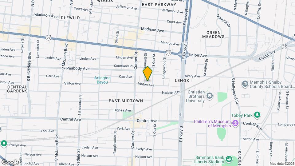 2200 Vinton Ave Map and Location Details