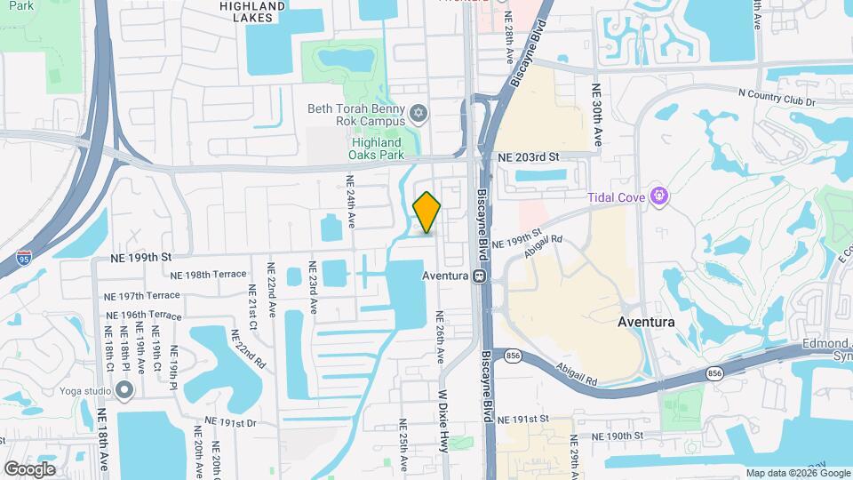 2551 NE 199th St, Unit Small Apartment Map and Location Details