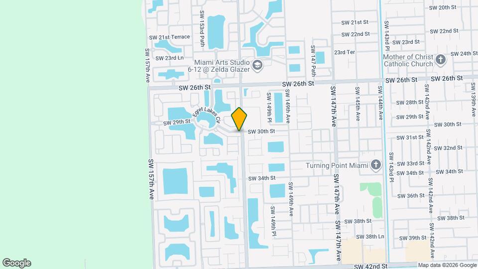 15205 SW 30th Terrace Map and Location Details