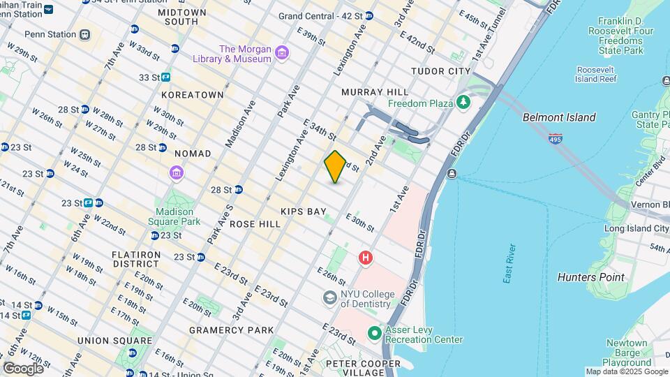 235 E 31st St Mapa y Detalles de la Ubicación