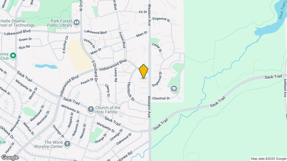 3444 Western Ave Map and Location Details