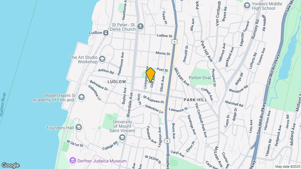 9 Cliff Ave Mapa y Detalles de la Ubicación