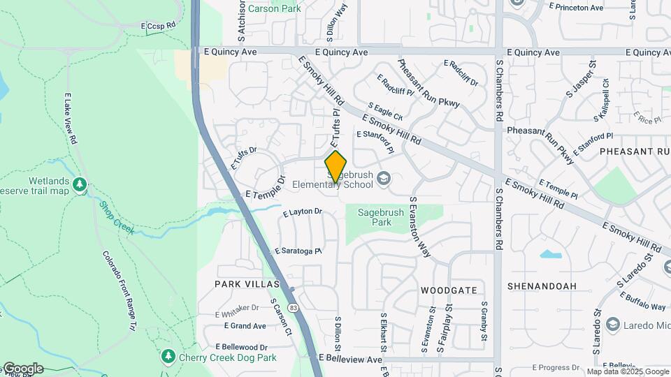4675 S Dillon Ct-Unit -E Map and Location Details