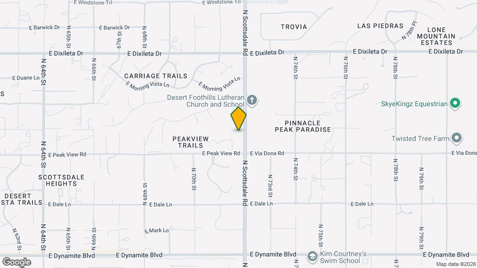 29119 N 71st Pl Map and Location Details