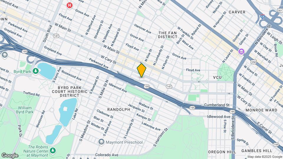 1628 Parkwood Ave Mapa y Detalles de la Ubicación