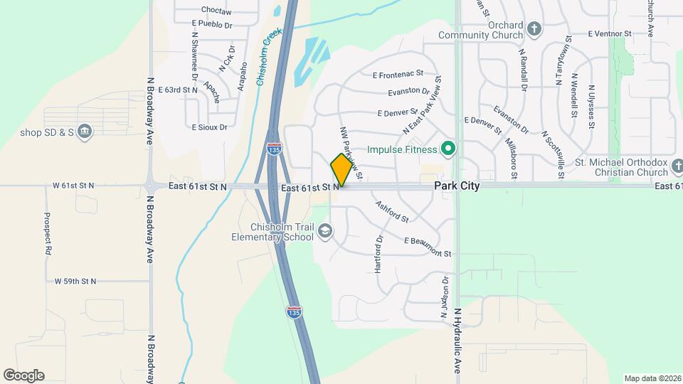 1121 East 61st St N Map and Location Details