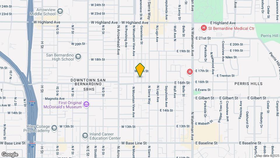 1626 Genevieve St Map and Location Details