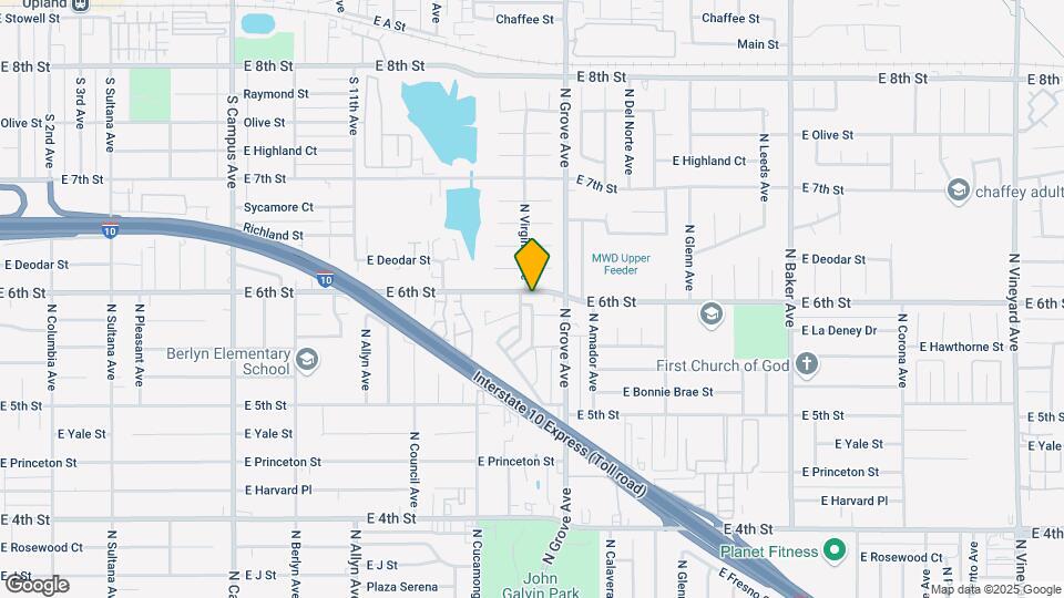 1208 E Sixth St Map and Location Details