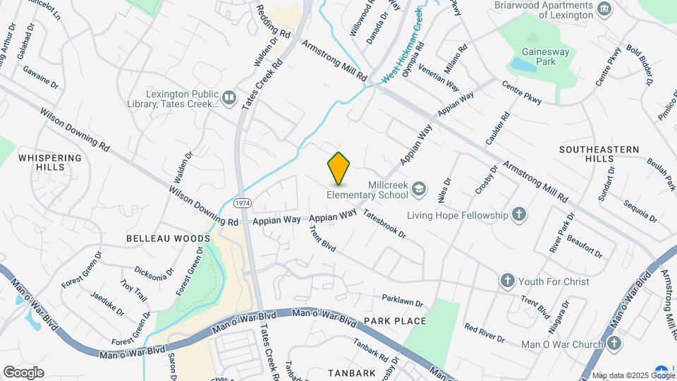 1039 Tatesbrook Dr Map and Location Details