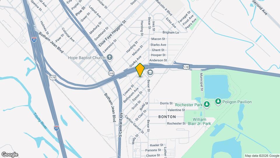 2534 Lowery St Map and Location Details