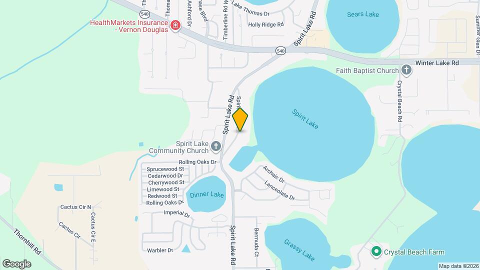 3032 Spirit Lake Dr Map and Location Details