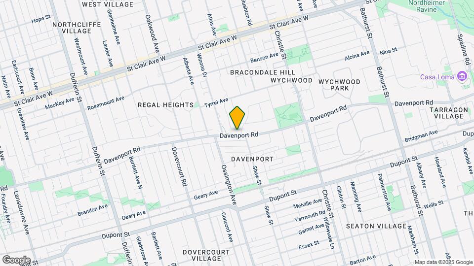 1060 Davenport Rd Map and Location Details