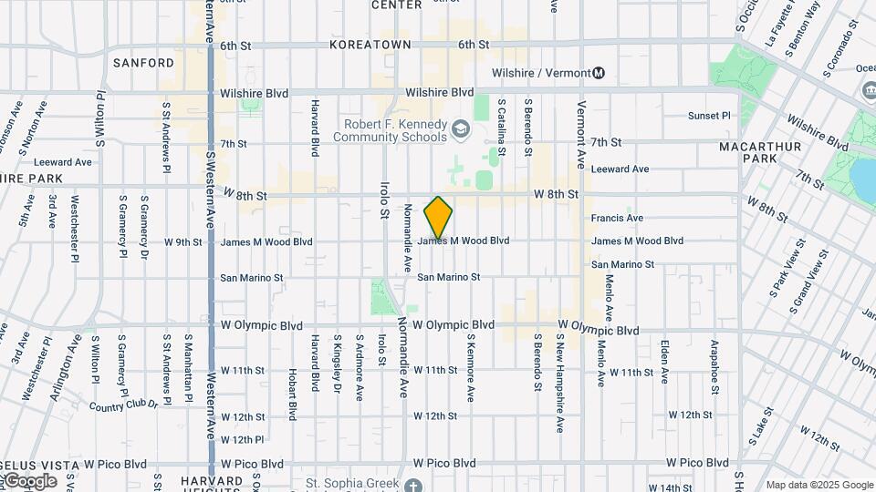 900 S Mariposa Ave Map and Location Details