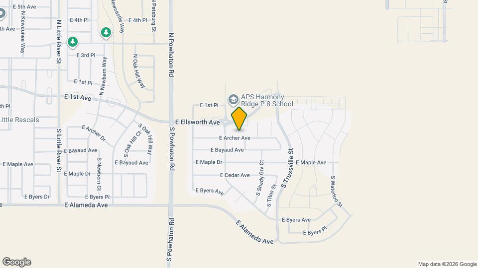 27003 E Archer Ave Map and Location Details