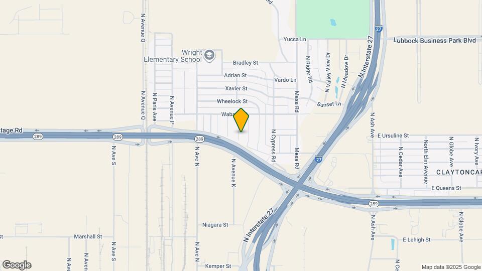 2110 N Jayton Ave Mapa y Detalles de la Ubicación