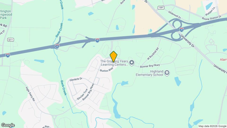 1823 Buxton Way Map and Location Details