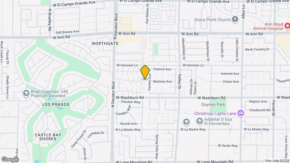 4508 Sunset Crater Ct, Unit 1004 Map and Location Details