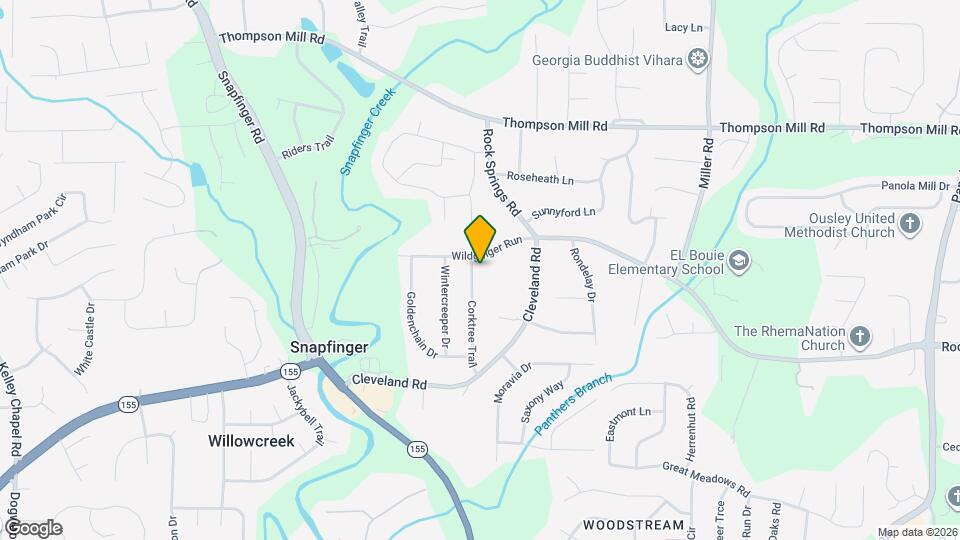 3208 Corktree Trail Map and Location Details