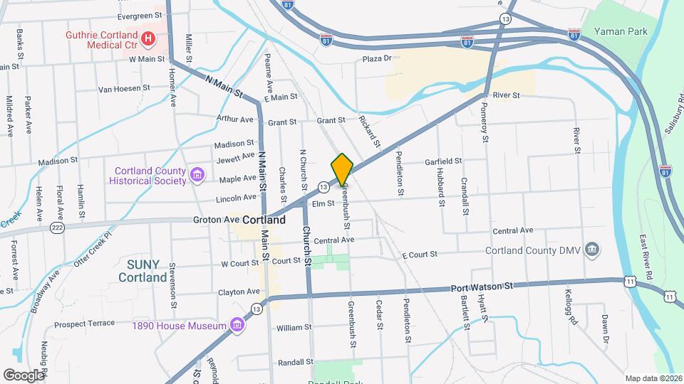 8 Greenbush St Map and Location Details