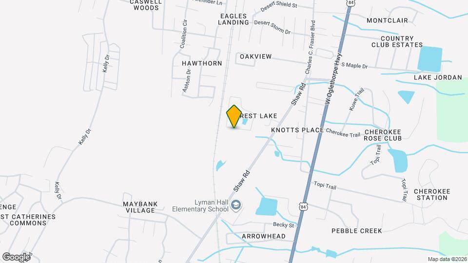 1384 Forest Lake Dr Map and Location Details