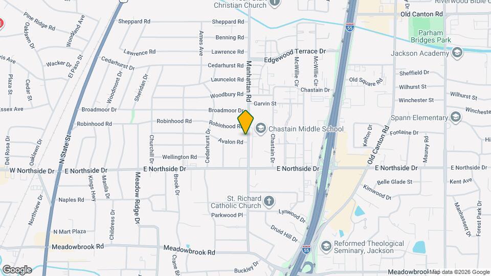 764 Avalon Rd Map and Location Details