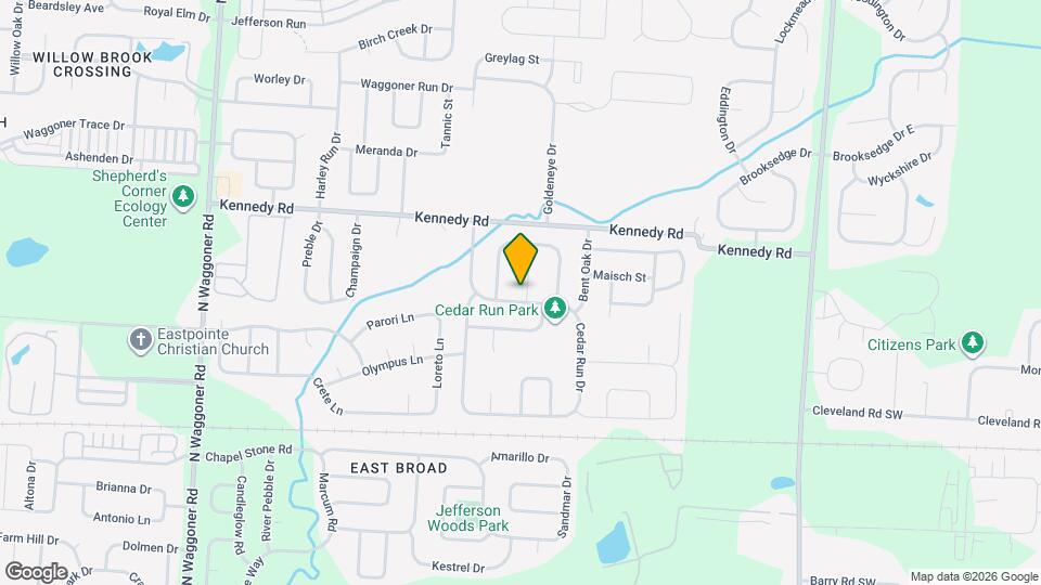 720 Cedar Run Dr Map and Location Details