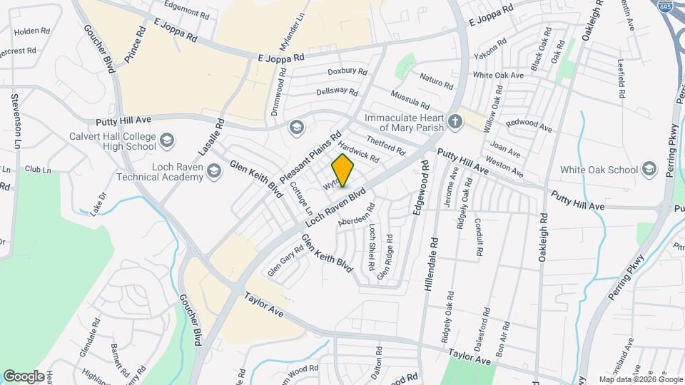 8322 Loch Raven Blvd Map and Location Details
